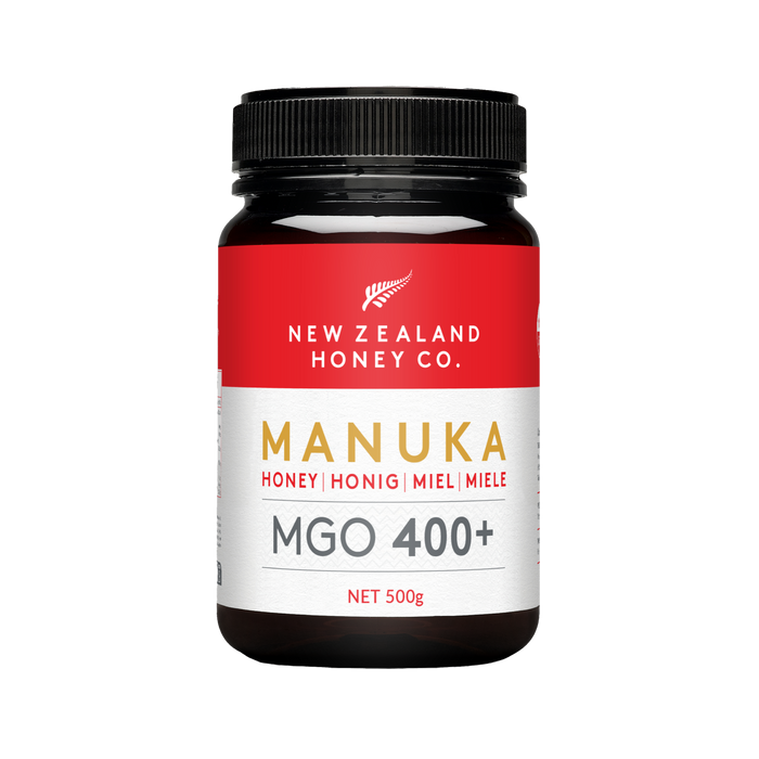 MGO 400+ · 500g jar
